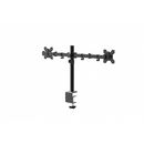 Suport dublu monitor serioux, mm1903a, mobil, tilt:+/- 90 °, swivel: 180 ° , rotatie 360°, vesa: 75×75 / 100×100mm, compatibilitate 10"-27" , reglabil pe inaltime: 400mm ,extensie braț: 415mm ,greutate maxima suportata 8 kg, culoare negru,  TV & Electronice & Gaming | electropc.ro