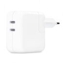 Apple 35w dual usb-c port power adapter (for all iphones/ipads/macbook air 2018-2023/all watches/ all airpods),  Incarcatoare telefoane | electropc.ro