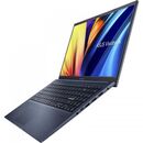 Laptop asus vivobook 15.6-inch, x1502za-bq414, fhd (1920 x 1080) 16:9, i5-1240p, 8gb ddr4 on board + 8gb ddr4 so-dimm, 512gb m.2, quiet blue, 2 years, no preinstalled os,  Laptopuri | electropc.ro