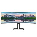 Monitor philips 498p9 48.8 inch, panel type: va, backlight: wled, resolution: 5120x1440, aspect ratio: 32:9,  refresh rate:70hz, response time gtg: 5 ms, brightness: 450 cd/m², contrast (static): 3000:1, contrast (dynamic): 80m:1, viewing angle: 178/178, ,  Monitoare LED | electropc.ro