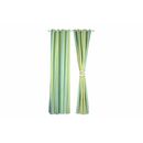 Set 2 draperii 140x270 cm - dungi verzi,  Perdele | electropc.ro