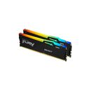 Memorie ram kingston, dimm, ddr5, 64gb, 6000mhz, cl40, 1.35v, fury beast, kit of 2, rgb,  Memorii RAM Desktop | electropc.ro