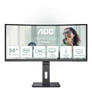Monitor aoc cu34p3cv 34 inch, panel type: va, backlight: wled, resolution: 3440 x 1440, aspect ratio: 16:9,  refresh rate:100hz, response time gtg: 4 ms, brightness: 300 cd/m², contrast (static): 3000:1, contrast (dynamic): 50m:1, viewing angle: 178/178, ,  Monitoare LED | electropc.ro
