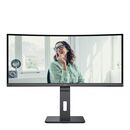 Monitor aoc cu34p3cv 34 inch, panel type: va, backlight: wled, resolution: 3440 x 1440, aspect ratio: 16:9,  refresh rate:100hz, response time gtg: 4 ms, brightness: 300 cd/m², contrast (static): 3000:1, contrast (dynamic): 50m:1, viewing angle: 178/178, ,  Monitoare LED | electropc.ro