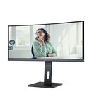 Monitor aoc cu34p3cv 34 inch, panel type: va, backlight: wled, resolution: 3440 x 1440, aspect ratio: 16:9,  refresh rate:100hz, response time gtg: 4 ms, brightness: 300 cd/m², contrast (static): 3000:1, contrast (dynamic): 50m:1, viewing angle: 178/178, ,  Monitoare LED | electropc.ro