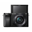 Sony α 6100 + 16-50mm. camera type: milc, megapixel (approx.): 24.2 mp, sensor type: cmos, maximum image resolution: 6000 x 40000 pixels. iso sensitivity (max): 32000. focal length range: 15 - 50 mm. fastest camera shutter speed: 1/4000 s. wi-fi. hd type:,  Aparate foto Mirrorless | electropc.ro