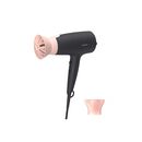 Uscator de par philips bhd350/10, 6 viteze, 6 trepte temperatura, 2100w, negru-roz,  Uscatoare de par | electropc.ro