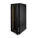 Rack de podea 19" triton 42u 800x1000mm usa fata metal perforat panouri laterale/spate detasabile sectiuni pentru ventilatie activa, sectiuni acces cabluri sus/jos/spate ip20 negru,  Cabinete metalice | electropc.ro