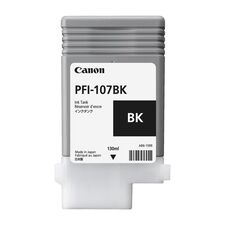 CANON PFI-107BK BLACK INKJET CARTRIDGE,  CF6705B001AA