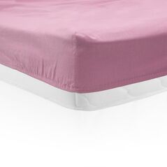 Cearceaf de pat cu elastic, dimensiune 180x200 cm , potrivit pentru saltele cu inaltime maxima de 30 cm . material 100% bumbac , densitate 144tc, elastic la colturi  HR-SHEET180-PNK