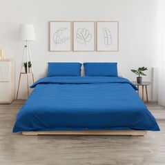 Set de pat dublu bbc blue,  Lenjerii de pat | electropc.ro