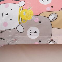 Set de pat single bumbac animals,  Lenjerii de pat | electropc.ro