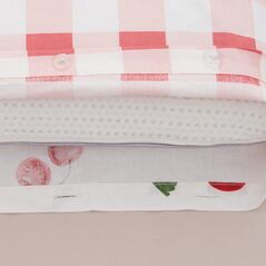 Set de pat single bumbac cherry,  Lenjerii de pat | electropc.ro
