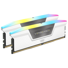 Memorie ram corsair vengeance rgb 32gb (2x16) dddr5 5600 mhz, cl36, 1.25v xmp 3.0 white,  Memorii RAM Desktop | electropc.ro