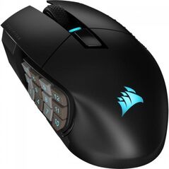 Mouse gaming corsair scimitar elite wireless mmo, 26000 dpi, 16 butoane, optic, negru,  Mouse | electropc.ro