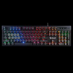 Tastatura a4tech b500n bloody gaming, cu fir 106 taste gri,  Tastaturi | electropc.ro