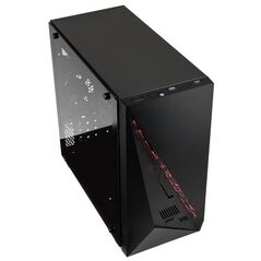 Carcasa kolink inspire k2 rgb micro-atx temp g, negru, preinstalled fans 1x 120 mm,  Carcase | electropc.ro