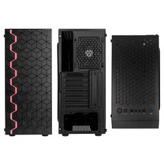 Carcasa kolink inspire k8 argb mid-tower negru, preinstalled fans 1x 120 mm,  Carcase | electropc.ro