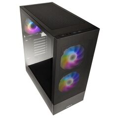 Carcasa lian li lancool 205 mesh c mid-tower negru, pci-slots 7, preinstalled fans 1x 120 mm, 2x 140 mm,  Carcase | electropc.ro