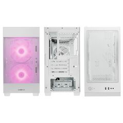 Carcasa lian li lancool 205m mesh mc-atx t g alb, preinstalled fans  2x 140 mm,  Carcase | electropc.ro