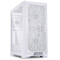Carcasa lian li lancool 215 mid-tower argb tempered glass alb, pci-slots 7, preinstalled fans 1x 120 mm, 2x 200 mm,  Carcase | electropc.ro