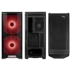 Carcasa lian li lancool 215 mid-tower argb tempered glass negru, pci-slots 7, preinstalled fans 1x 120 mm, 2x 200 mm,  Carcase | electropc.ro