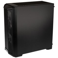 Carcasa lian li lancool 215 mid-tower argb tempered glass negru, pci-slots 7, preinstalled fans 1x 120 mm, 2x 200 mm,  Carcase | electropc.ro