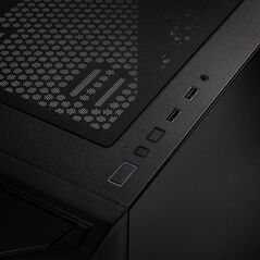 Carcasa lian li lancool 215 mid-tower argb tempered glass negru, pci-slots 7, preinstalled fans 1x 120 mm, 2x 200 mm,  Carcase | electropc.ro