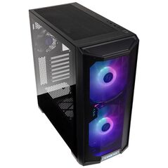 Carcasa lian li lancool 215 mid-tower argb tempered glass negru, pci-slots 7, preinstalled fans 1x 120 mm, 2x 200 mm,  Carcase | electropc.ro