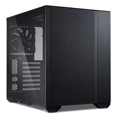 Carcasa lian li o11 air mini mid-tower tempered glass negru, pci-slots 5, 7, preinstalled fans 1x 120 mm, 2x 140 mm,  Carcase | electropc.ro