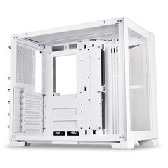 Carcasa lian li o11 dyn mini snow edition mid-tower tempered glass alb, pci-slots 5, 7,  Carcase | electropc.ro