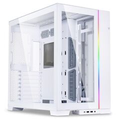 Carcasa lian li o11 dynamic evo, tempered glass alb, pci-slots 8,  Carcase | electropc.ro