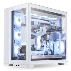 Carcasa lian li o11 dynamic evo, tempered glass alb, pci-slots 8,  Carcase | electropc.ro