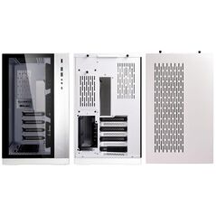 Carcasa lian li o11dw dynamic mid-tower tempered glass alb, pci-slots 8,  Carcase | electropc.ro