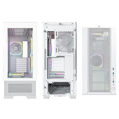 Carcasa montech sky two, mid-tower alb, preinstalled fans 4x 120 mm,  Carcase | electropc.ro