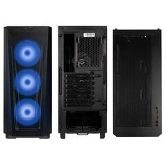 Carcasa phanteks eclipse g360a mid-tower tempered glass argb negru, pci-slots 7,  Carcase | electropc.ro