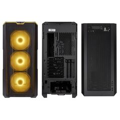 Carcasa phanteks eclipse g500a d-rgb mid-tower tempered glass negru, preinstalled fans 3x 140 mm,  Carcase | electropc.ro