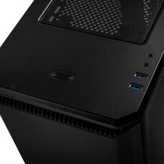 Carcasa phanteks eclipse p400a argb md-tower tempered glass negru, preinstalled fans 3x 120 mm,  Carcase | electropc.ro