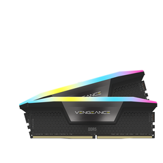 Memorie ram corsair vengeance rgb 64gb (2x32), ddr5 5600mhz, cl36, 1.25v xmp 3.0 black,  Memorii RAM Desktop | electropc.ro