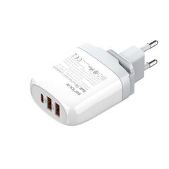 Incarcator retea serioux 65w gan qc, intrare: ac100-240v~ 50/60hz 1.5a, ieșire (usb-c1): 5v-3a 9v-3a 12v-3a 15v-3a 20v=3.25a 65w(max), ieșire (usb-a1): 5v-3a 9v-2a 12v=1.5a 18w(max) ieșire (usb-a2): 5v-3a 9v-2a 12v 1.5a 18w(max), a1+a2=18w(max), c1+a1= 45,  Incarcatoare telefoane | electropc.ro