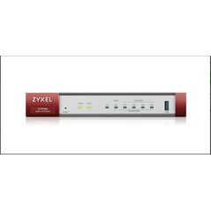 Zyxel usgflex100 security gateway v2, 10/100/1000 mbps rj-45 ports, 4 x lan/dmz 1 x wan,1x usb 3.0, 900mbps, 12v dc, 2a max, vpn ikev2, ipsec, ssl, l2tp/ipsec.,  Echipament firewall | electropc.ro