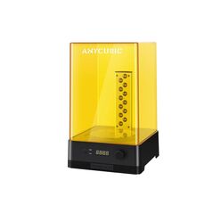 Anycubic masina de spalat si expunere la uv modele 3d, rasina uv, putere 25w, lumini uv 405nm, timp: 1-60 min, dimensiuni masina: 225mm(l) *235mm (w) *365mm(h), dimensiuni maxime spalare: 120mm(l) *74mm(w) *165mm(h), dimensiuni maxime expunere: 140mm(d) *,  Imprimante 3D | electropc.ro