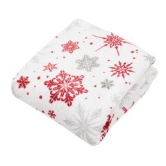 Patura  fleece  200x220 cm xms stars,  Paturi si Cuverturi | electropc.ro