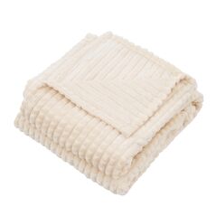 Patura flannel 150x200 cm crem,  Paturi si Cuverturi | electropc.ro