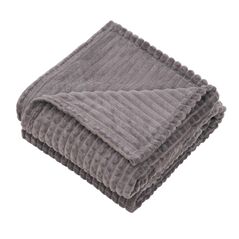 Patura flannel 150x200 cm gri,  Paturi si Cuverturi | electropc.ro