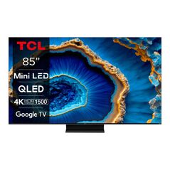 Televizor smart qled tcl 85c805 216 cm (85``) 4k ultra hd 240hz wi-fi (model 2023),  Televizoare | electropc.ro