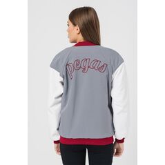 W jacheta bomber  gri grena xl,  Jachete | electropc.ro