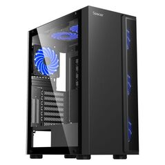 Carcasa spacer ice hero mid tower, ventilatoare incluse 6, sloturi expansiune 7+2 verticale, atx,  Carcase | electropc.ro