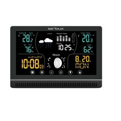 Statie meteo serioux  ws8680 caracteristici principale: prognoza meteo, temperatura și umiditatea interioară/exterioară, alertă de temperatură, alarmă, barometru și tendință, touchscreen, specificaȚii: interval temperatura interioară: 0 °c ~ 50°c, interva,  Periferice Diverse | electropc.ro