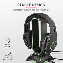 Suport casti trust gxt 265 cintar rgb headset stand,  Casti audio | electropc.ro